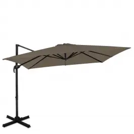 Favoriet Zweefparasol Pisogne 300x300cm – Premium parasol | Taupe