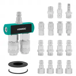 Budget Luchtkoppelingen set | 16-delig