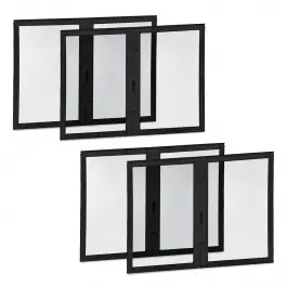 Op = Op Zijwanden met Muggennet - Voor Premium Partytent PT501XX | Zwart