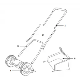 Exclusief Handle assembly complete - LM508XX