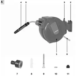 Wall bracket and shaft - HR503XX Aanbieding