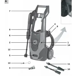 Unlock button - PW501AC / PW504AC Tijdelijk Beschikbaar