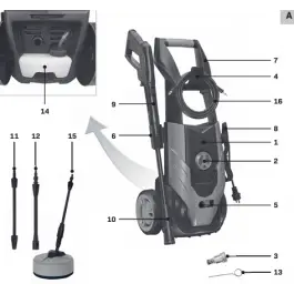 Veilige Betaling Hose and accessory holder - PW502AC / PW505AC