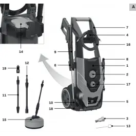 Alleen Vandaag Carrying handle complete - PW503AC / PW506AC
