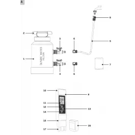 Lid including the flat washer - DI501XX Rechtstreeks Van De Fabrikant