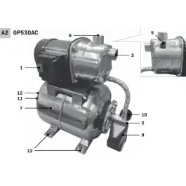 Fan protection cover including screws - GP525AC/GP526AC/GP527AC/GP528AC/GP529AC/GP530AC Lage Kosten