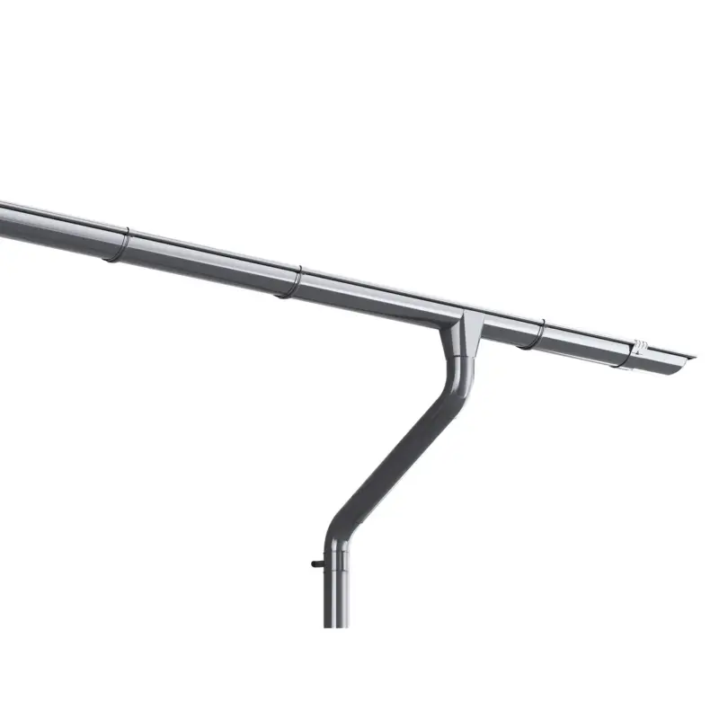 WEKA Dakgootset - Verzinkt Staal - Zilver - Breedte 400cm - voor Zadeldak Laatste Kans