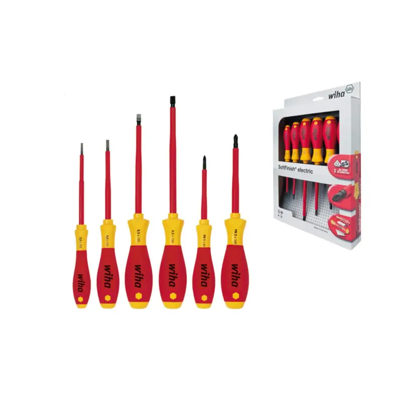 Wiha geisoleerde schroevendraaierset 6 stuks ph en plat Nu Kopen