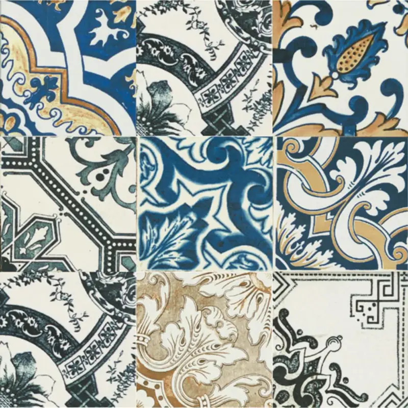 Wandtegel Nikea - Mix - Keramiek - 10x10 cm - 0,5 m² Plaats Bestelling