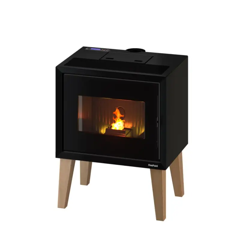 Pelletkachel Modo - 10,5kW - Zwart Nieuw