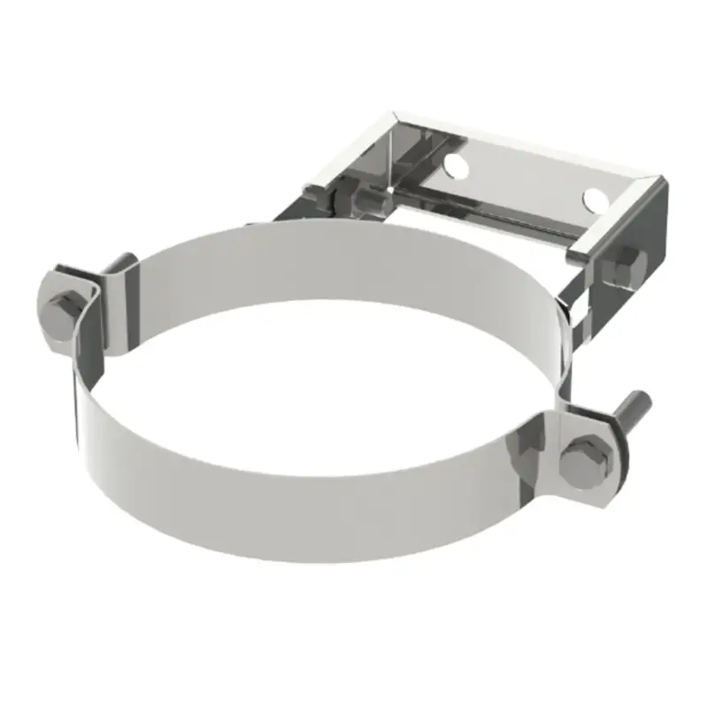 Beperkt Aanbod Saninstal muurbeugel Ø131mm RVS