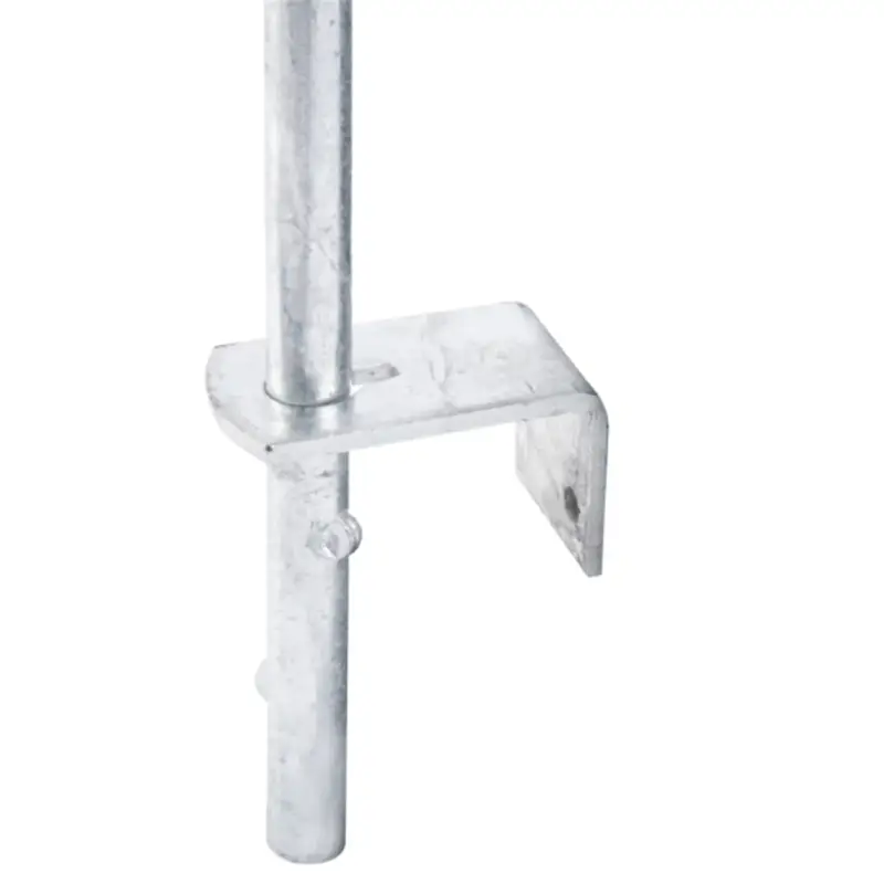 Alberts Bodemschuif met twee geleidingshoeken - Gegalvaniseerd Staal - 400x16 mm Gratis Verzending