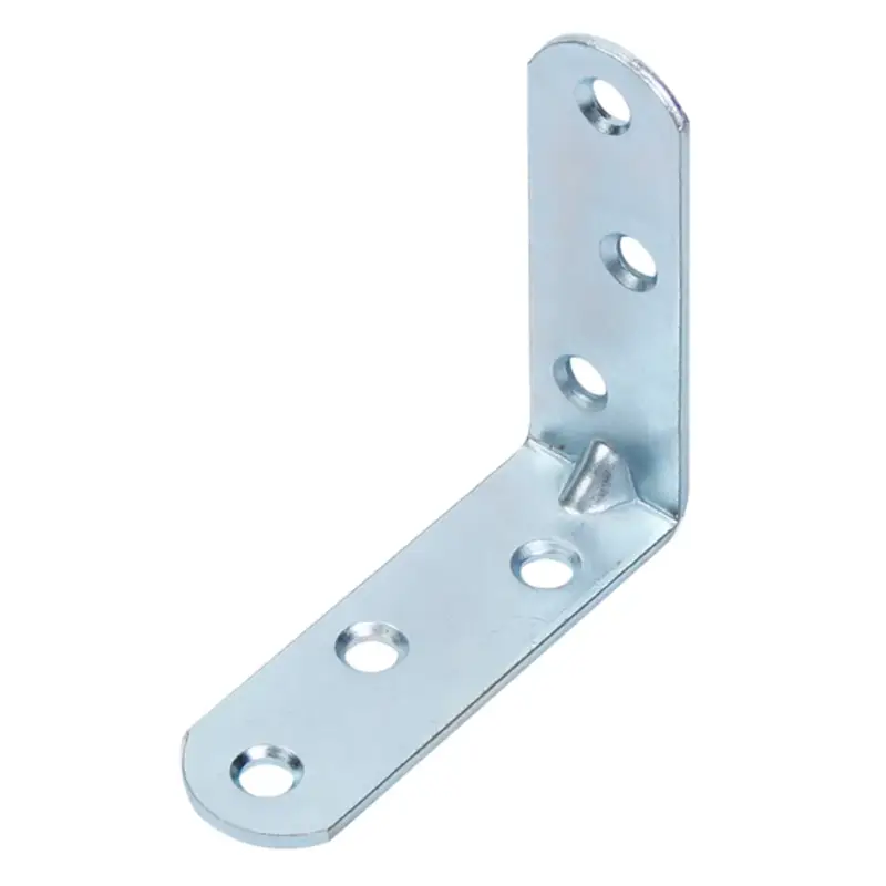 Alberts Verbindingshoek - Blauw Verzinkt Staal - Geribd Met Afgeronde Uiteinden - 60x60x19mm Korting