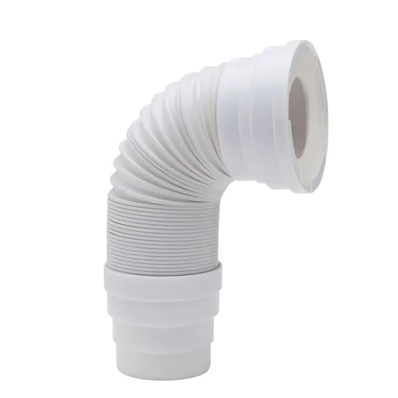 Flitsaanbieding Wirquin uittrekbare wc-buis flexibel wit