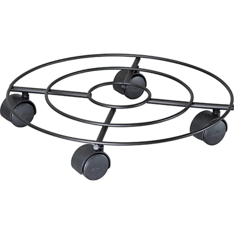 Wagner Plantenroller GH 0945 - diam.35cm - 60kg - Staal - Zwart Flitsaanbieding