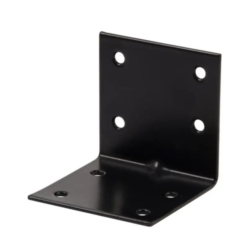 Alberts Verbindingshoek - Zwart Geplastificeerd Verzinkt Staal - 60x60x60x2,5mm Must-Have