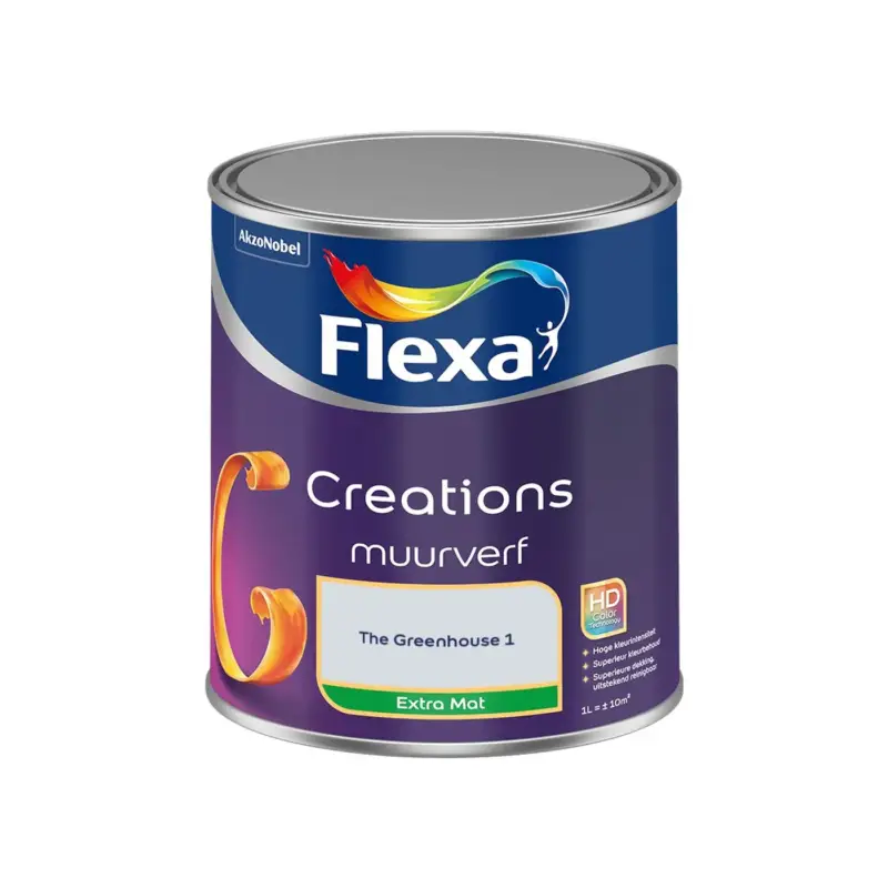 Alleen Vandaag Flexa - Creations Muurverf Extra Mat - The Greenhouse 1 - Meng - 1 L