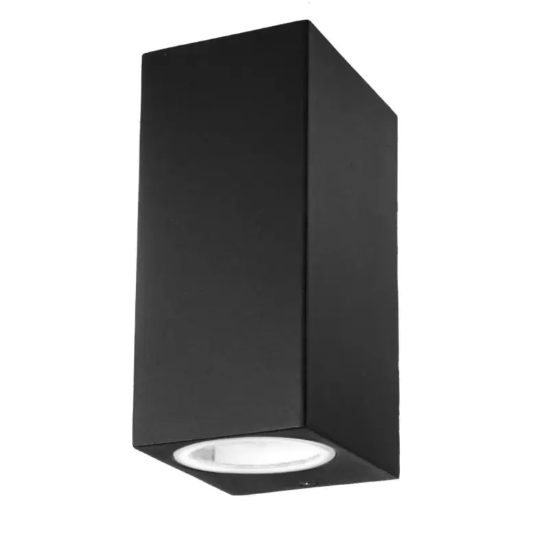 V-tac Vt-7652sq Wandlamp Buiten - Wandbevestigingen - Gu10 Houder - Ip44 - Zwart Koop Vandaag