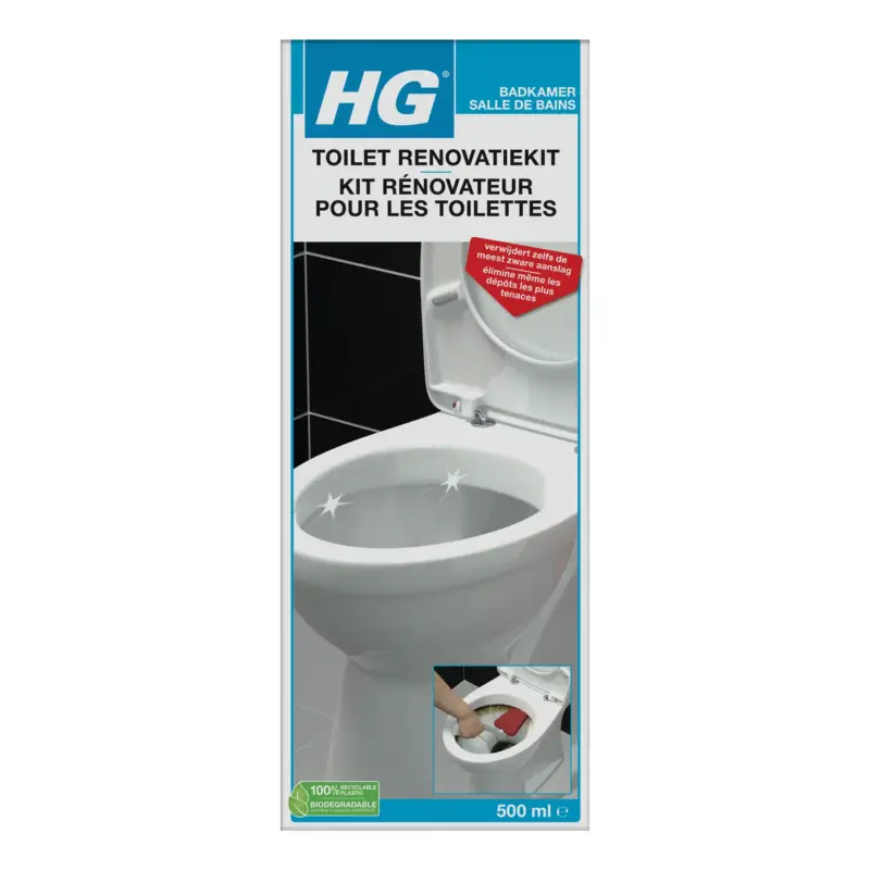 HG toilet renovatiekit 500ml Geld-Terug-Garantie