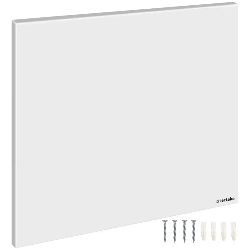 In De Mode Tectake Infraroodverwarming Met Thermostaat En Kantelbeveiliging - Wit