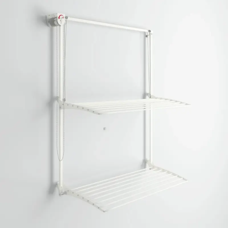 Foxydry Wall Plus 150 White - wanddroogrek -bediening links- 152 x 52 x 137 cm Superprijs
