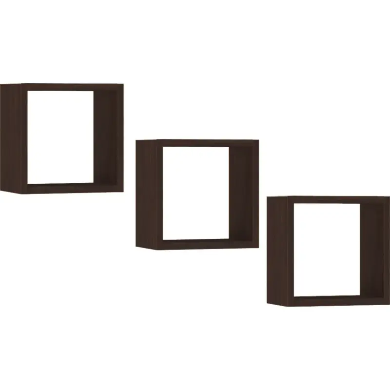 Akord-wandplank Set Van 3-wengé-25x15x25 Veilige Betaling