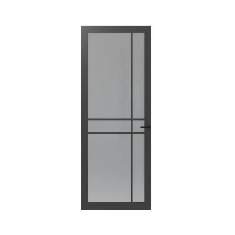 Aanbieding CanDo Binnendeur Cover Glass FE05 - Iron Grey - Gelakt - Stomp - Links - 83x211,5cm