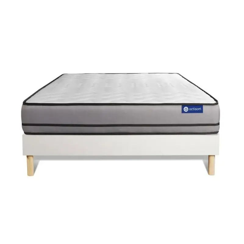 Actisom - Matras + Boxspring Actilatex Night - Latex & Traagschuim - Zeer Stevig - 150x200 Cm Gereduceerde Prijs