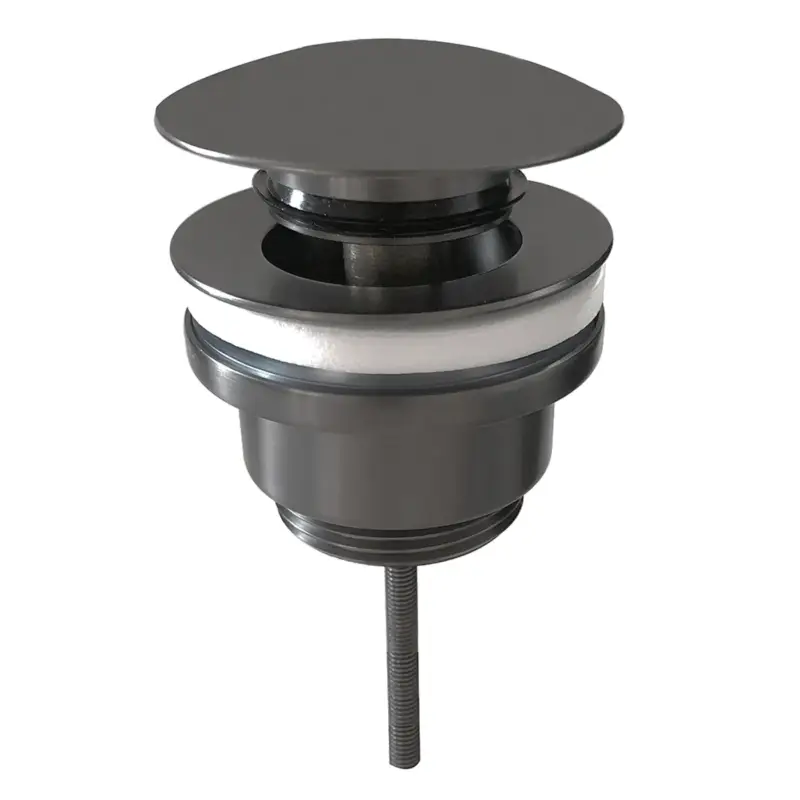 Sanifun Luxe Clickwaste Alco Gunmetal–laag Model, Met Pvd-coating Luxe