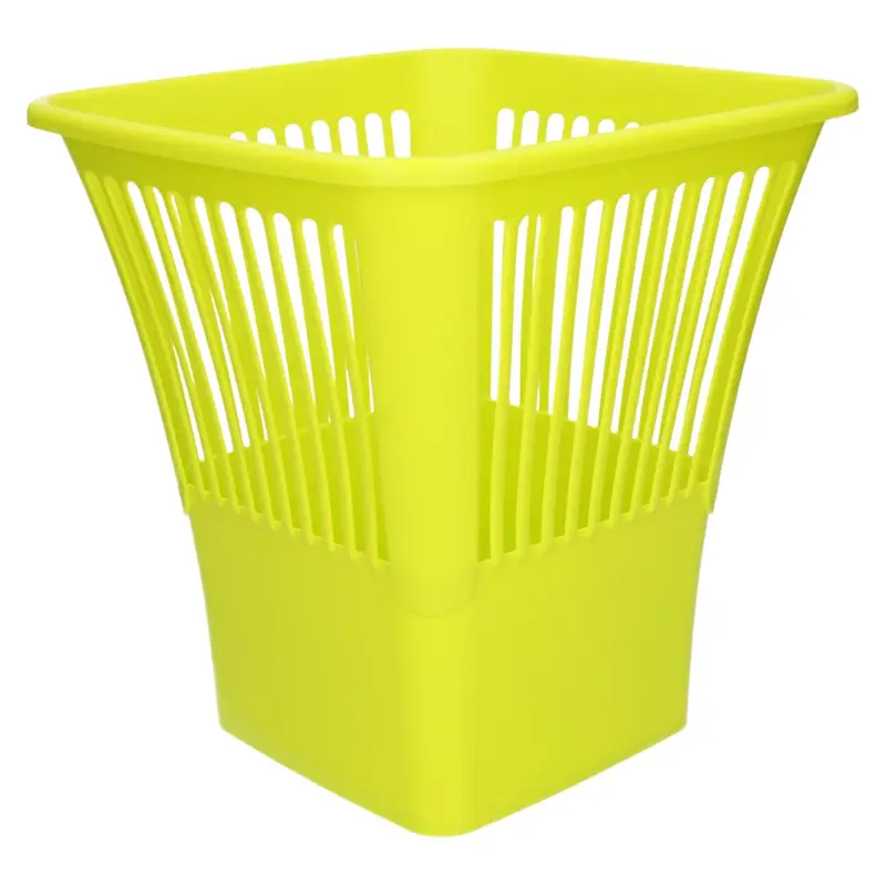 Limited Edition Plasticforte Afvalemmer - Plastic - Groen - 30 Cm - Vierkant