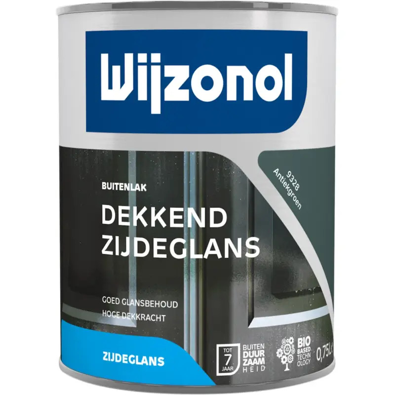 Wijzonol dekkend zijdeglans 9328 antiekgroen 750ml Flitsaanbieding