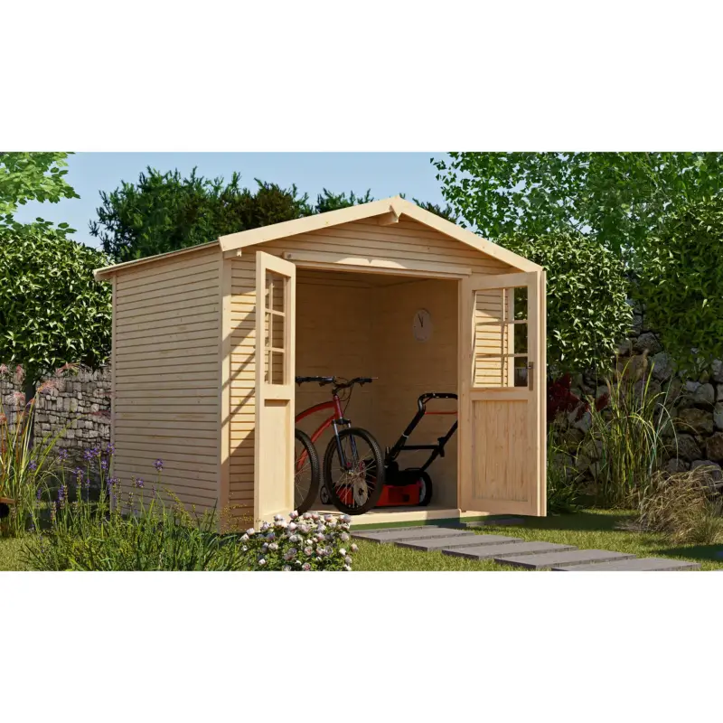 Weka Tuinhuis 218 - Onbehandeld - 301x205cm Direct Beschikbaar