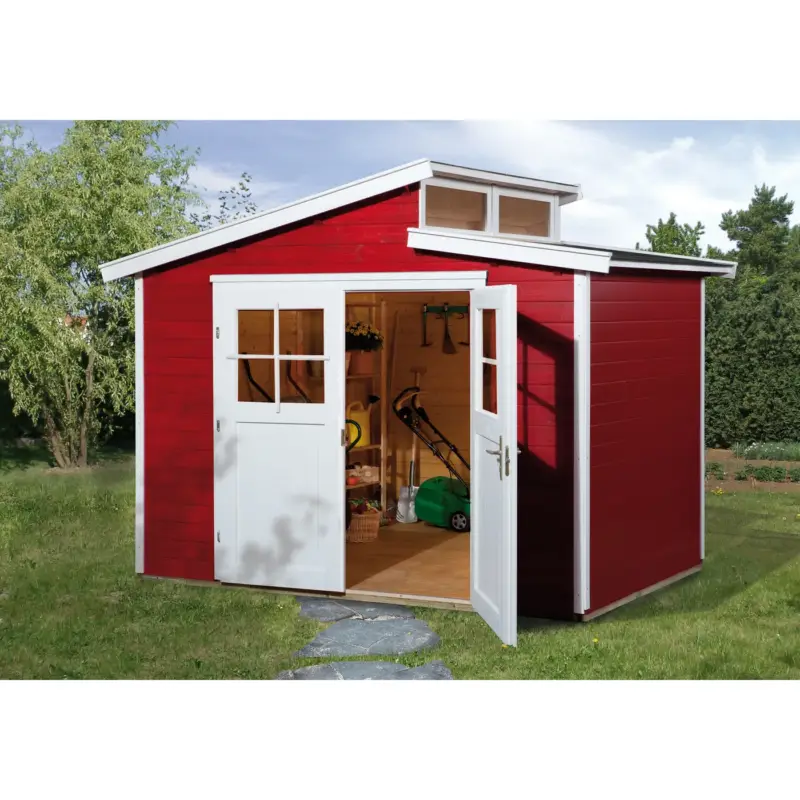 Weka Tuinhuis 226 - Rood - 252x295cm Populair