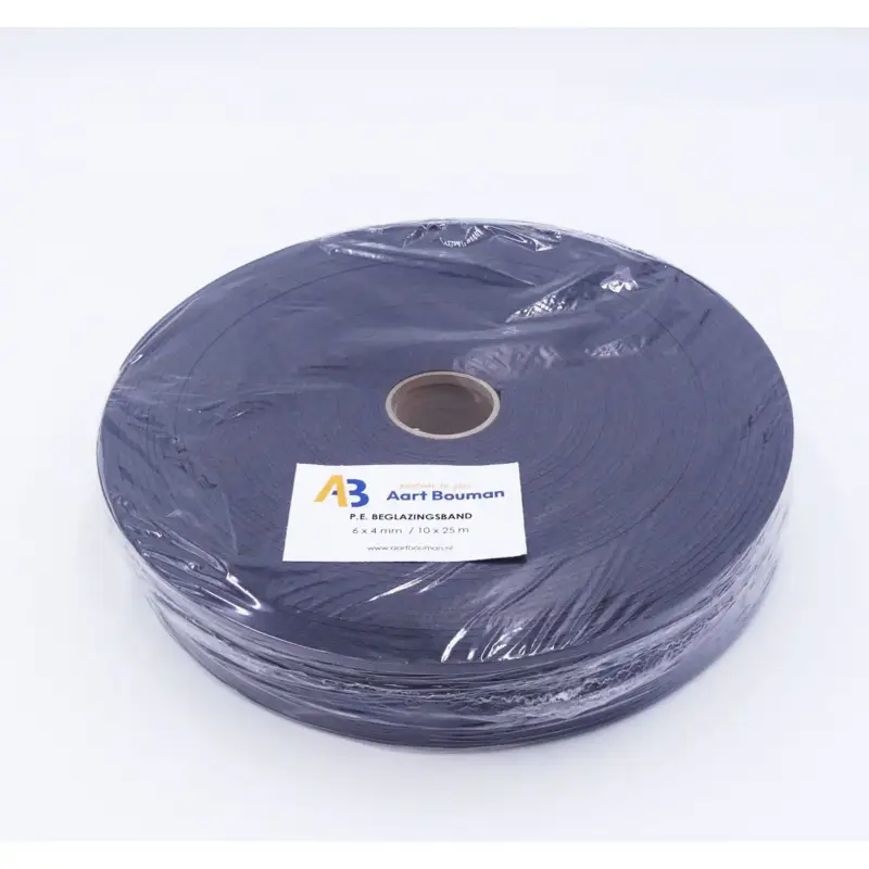 Aanbieding Glasband 6 x 4mm antraciet - pak 250m