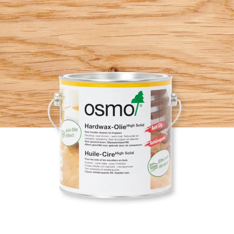 Koopje Osmo Houtolie - Hardwax-olie Antislip R9 - 2.5 Liter - Houtinterieur Bescherming