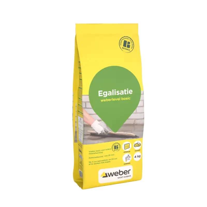 Weber Egalisatiemortel - 4kg - Grijs Premium