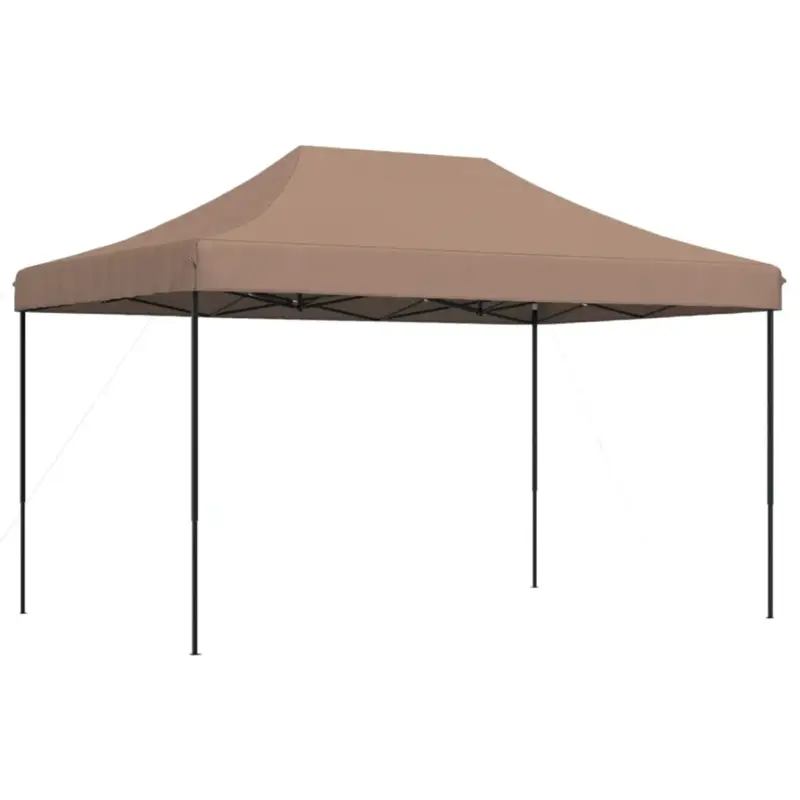 vidaXL Partytent Pop-up - 440x292x315 cm - Bruin Hoge Kwaliteit