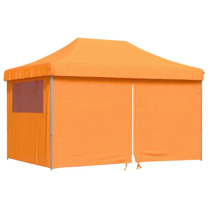 vidaXL Partytent inklapbaar - Oranje - 4 zijwanden Gratis Retour