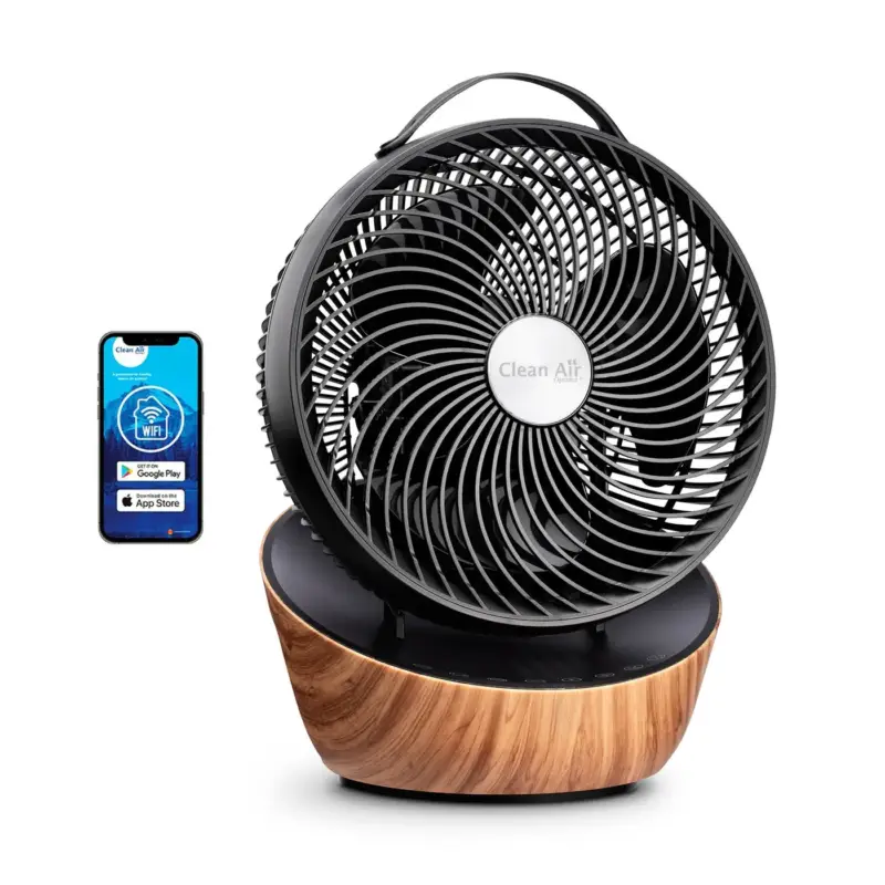 Koop Online Clean Air Optima® Wood Design Circulator-ventilator Ca-403 Smart