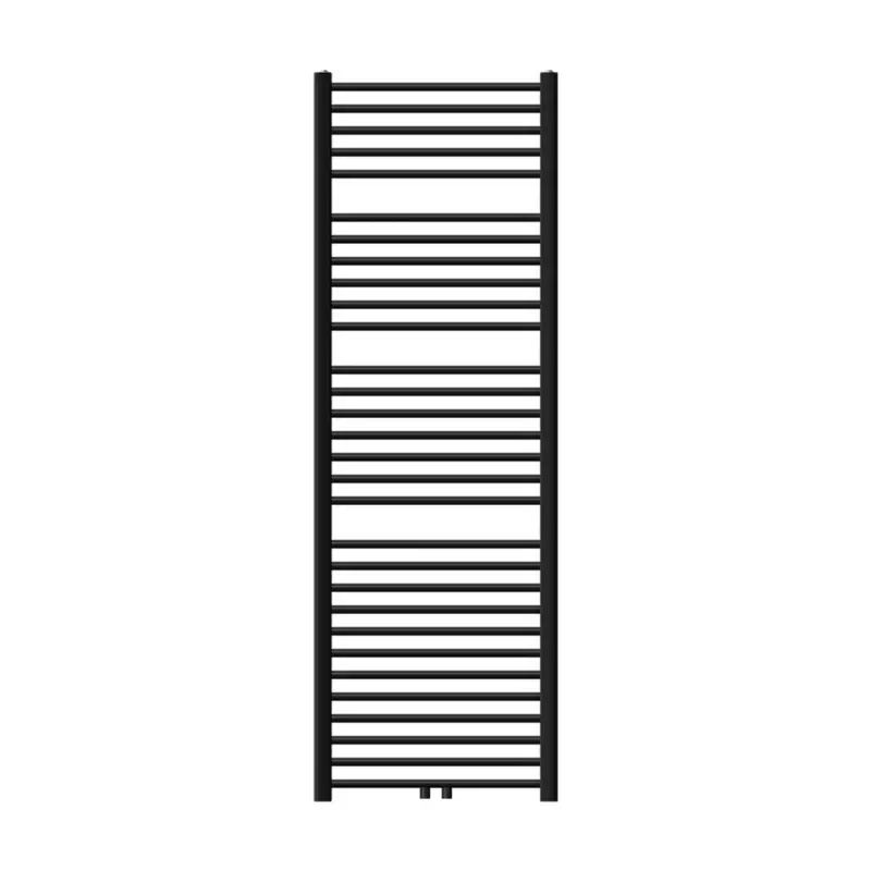 Koop Vandaag Luxebath Sahara 600x1800 Mm Mat Zwart Gebogen Badkamer Radiator Met Centrale Aansluiting