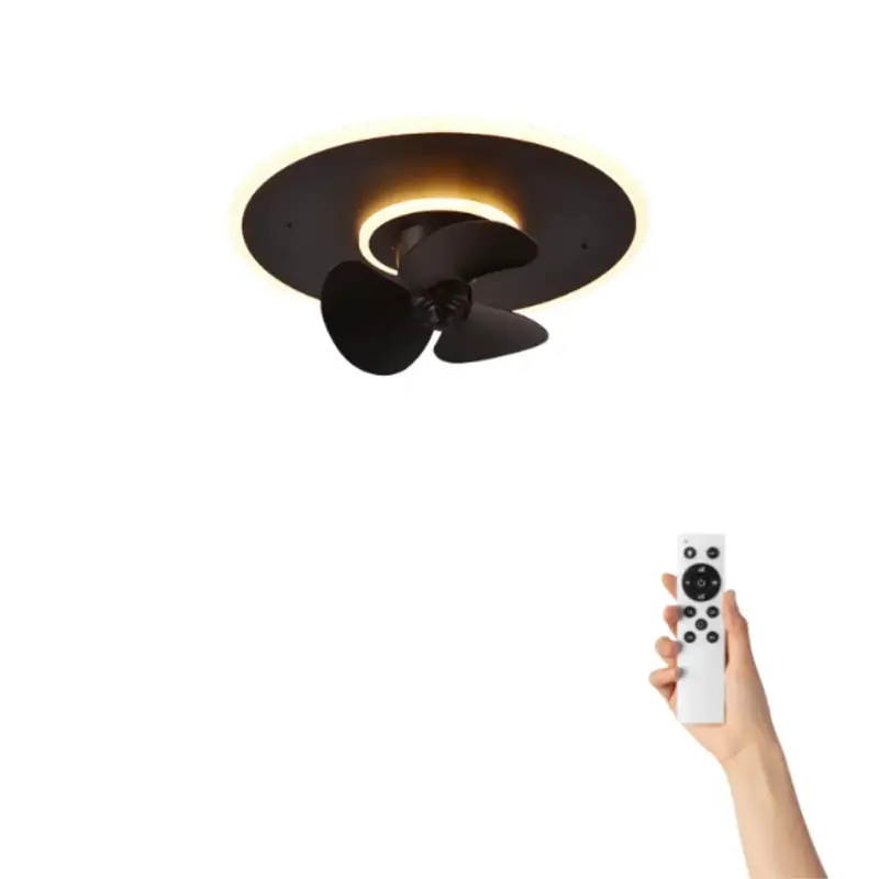 Gratis Retour Cool Breeze plafondventilator met verlichting - Ø50cm - 3 - Zwart