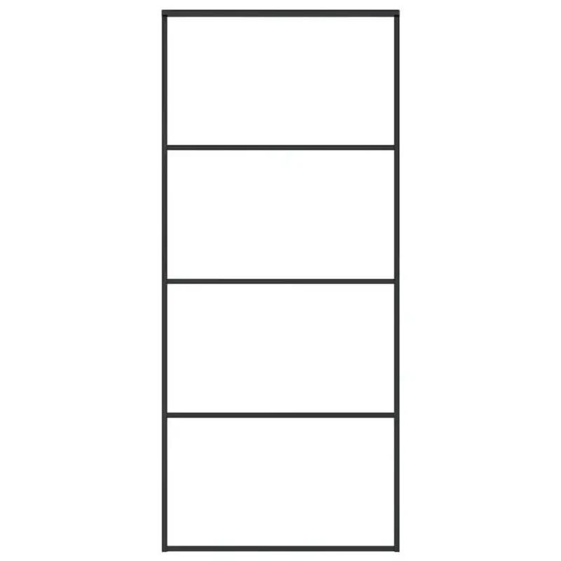 Authentiek Vidaxl Schuifdeur 1 Zwart 90 X 205 Cm Glijdeur