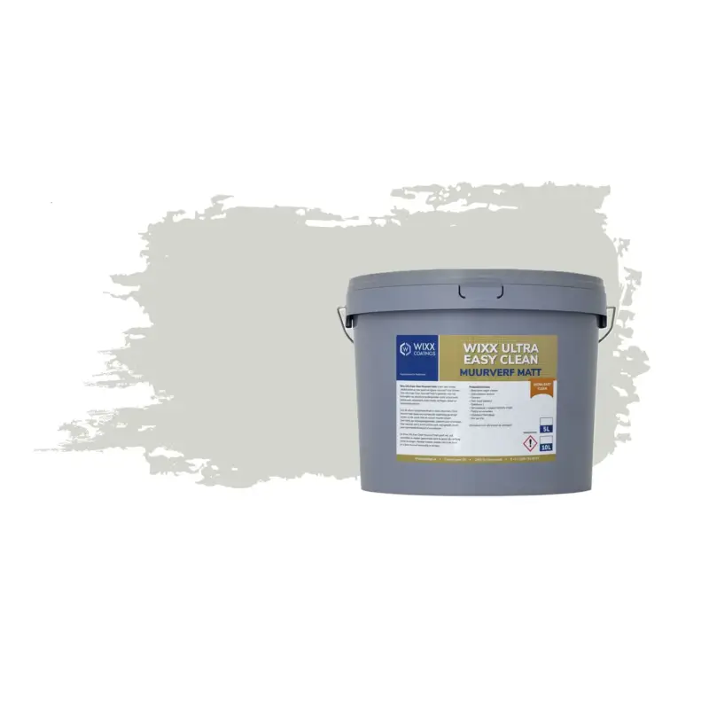 Wixx Ultra Easy Clean Matt 10L | RAL 9002 Grijswit Wereldwijde Verzending