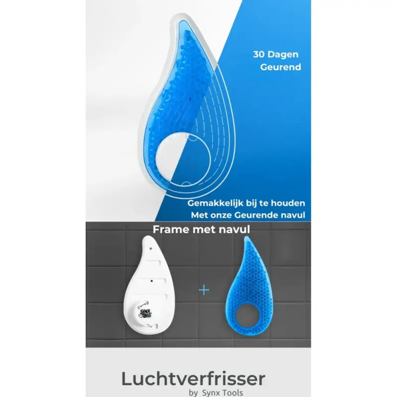 Synx Tools Luchtverfrisser - Frame Met Tape - Mint Geur - Fresh Drop - Met Schroefgaten Gereduceerde Prijs