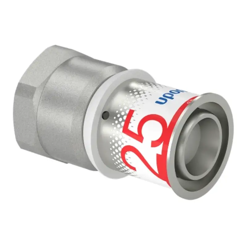 Uponor S-press Plus Persfitting Schroefbus Binnendraad 25mm - 3/4" Gecertificeerd