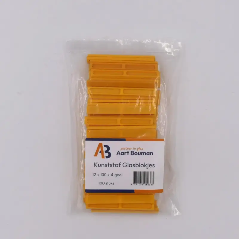 Aart Bouman Glasblokjes 12x4 Mm 100 Stuks Fabrieksprijs