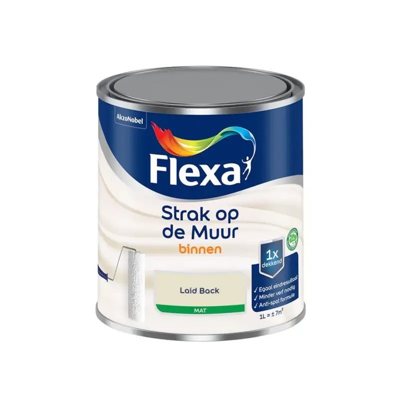 Actieprijs Flexa - Strak Op De Muur Binnen Mat - Laid Back - Meng - 1 L