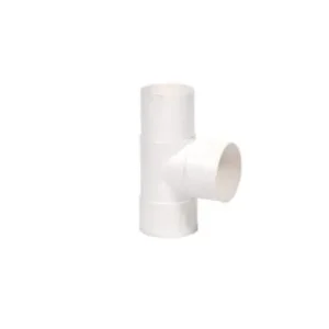 T-stuk 100 x 100 mm 87° 1xVS wit Wereldwijde Verzending