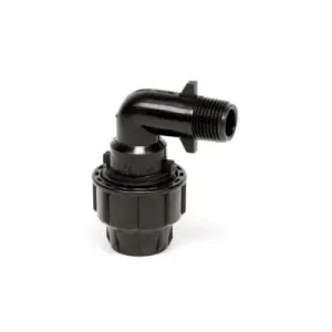 Beperkt Aanbod PE knie 90° 63 mm x 2″ buitendraad (1x knel)