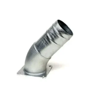 Exclusieve Aanbieding 6″ bocht 45° + vierkantflens (P)